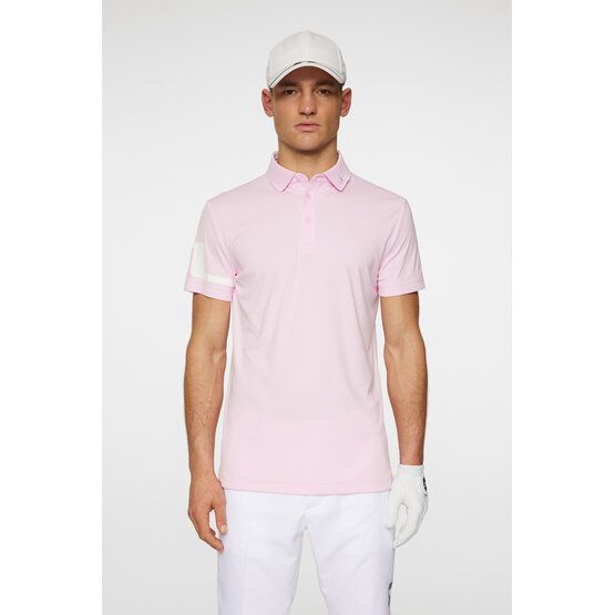 J.Lindeberg  Heath half sleeve polo pink