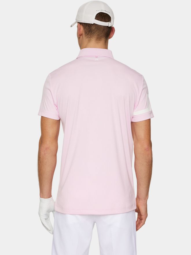 J.Lindeberg Heath Halbarm Polo rosa