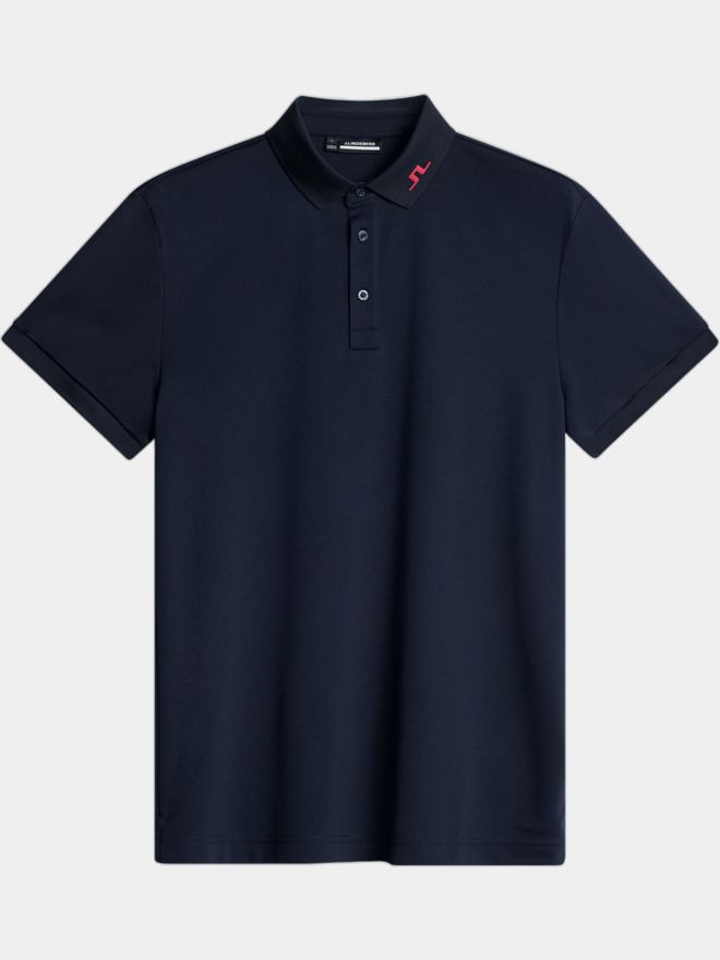 J.Lindeberg KV Print Halbarm Polo navy