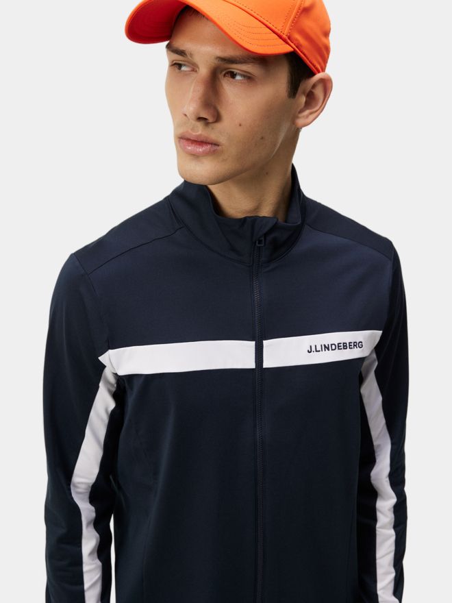 J.Lindeberg Jarvis Mid Layer Stretch Jacke navy