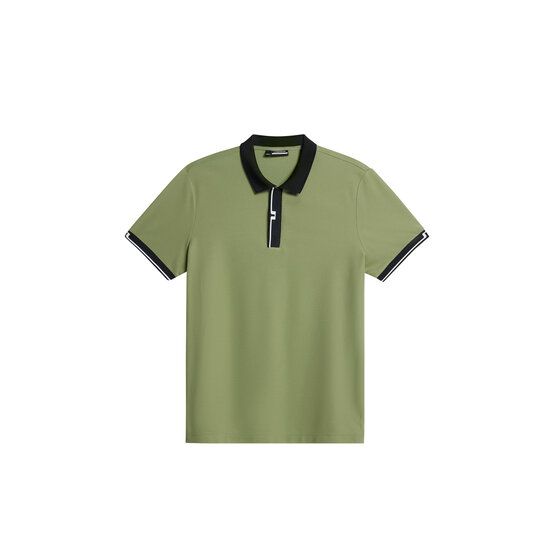 J.Lindeberg  Bay Slim half-sleeve polo olive