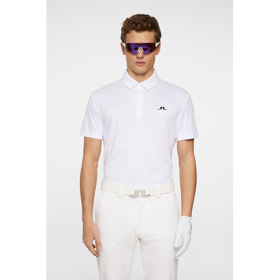 J.Lindeberg  Peat half-sleeve polo white