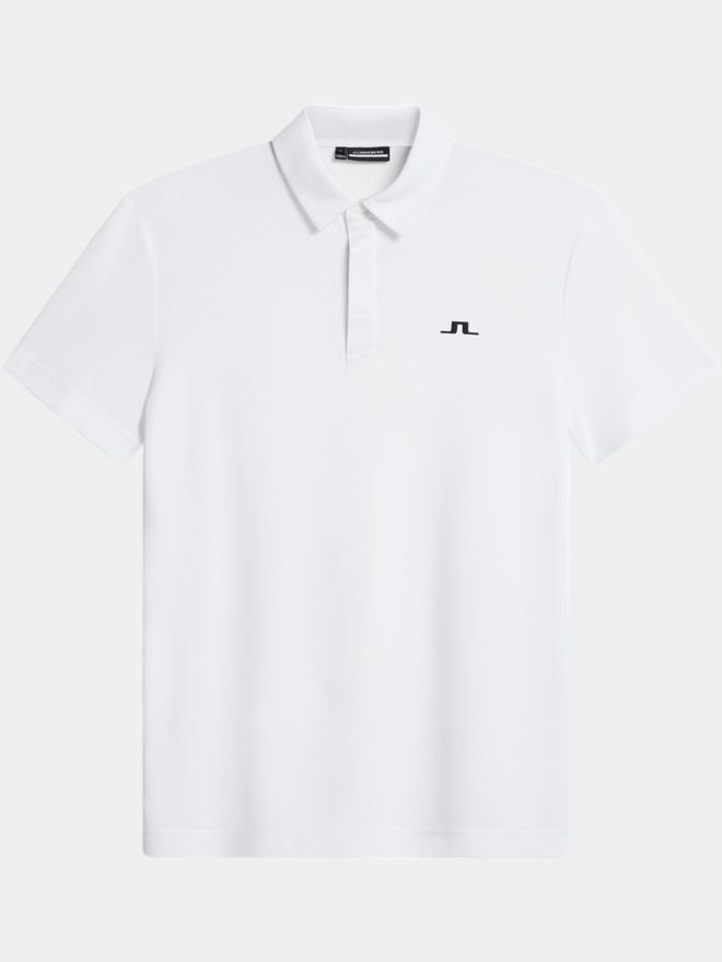 J.Lindeberg Peat Halbarm Polo weiß