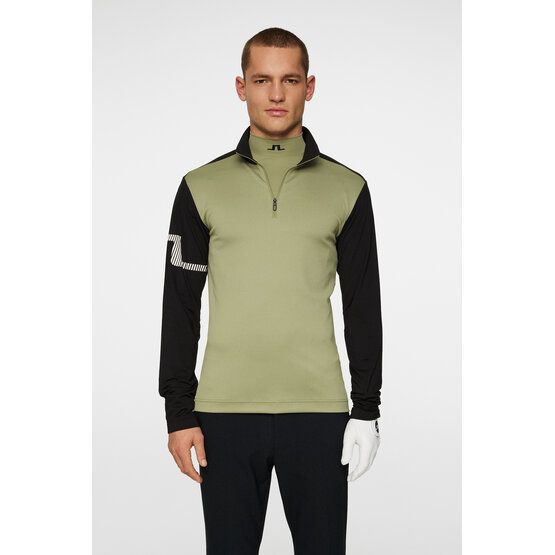 J.Lindeberg  Heath Strike Stretch Midlayer olive