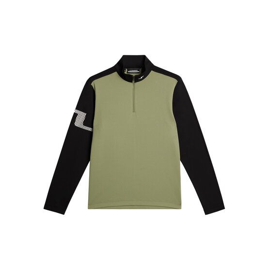 J.Lindeberg  Heath Strike Stretch Midlayer olive