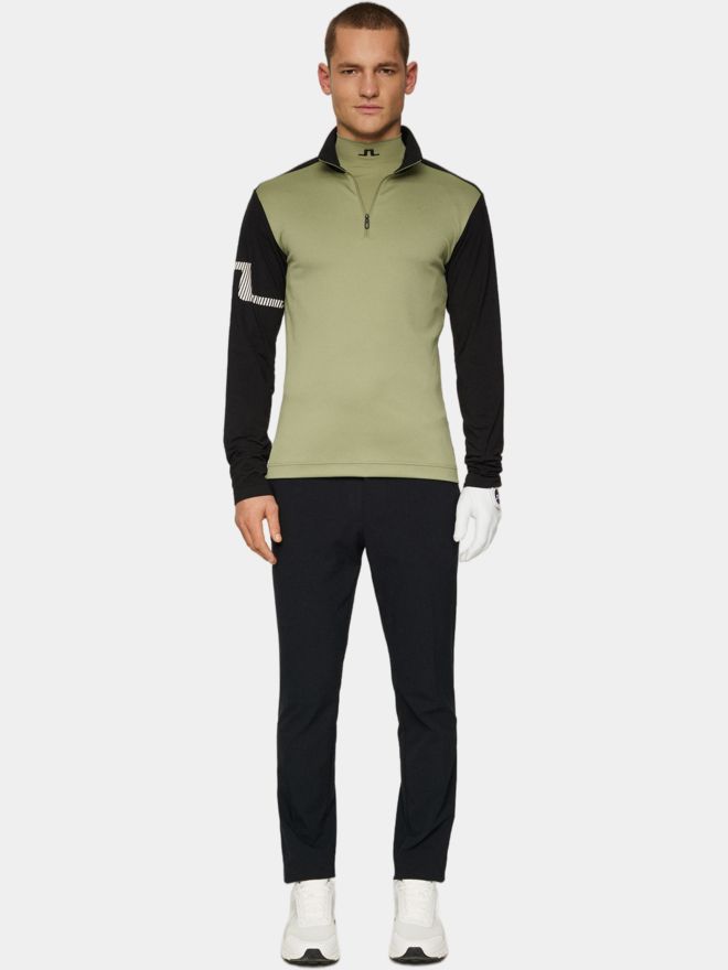 J.Lindeberg Heath Strike Stretch Midlayer oliv