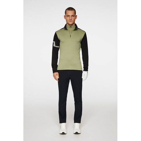 J.Lindeberg  Heath Strike Stretch Midlayer olive