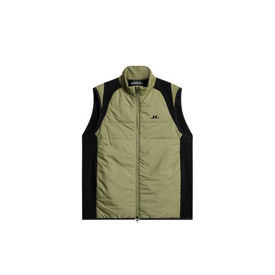 J.Lindeberg  Scott Hybrid Vest Windstopp Vest olive