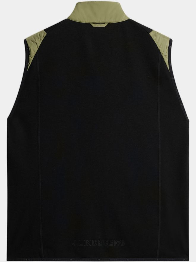 J.Lindeberg Scott Hybrid Vest Windstopp Weste oliv