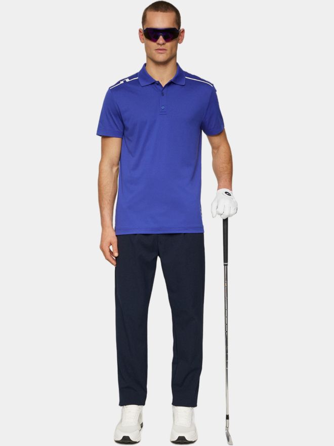 J.Lindeberg Lionel Halbarm Polo royal