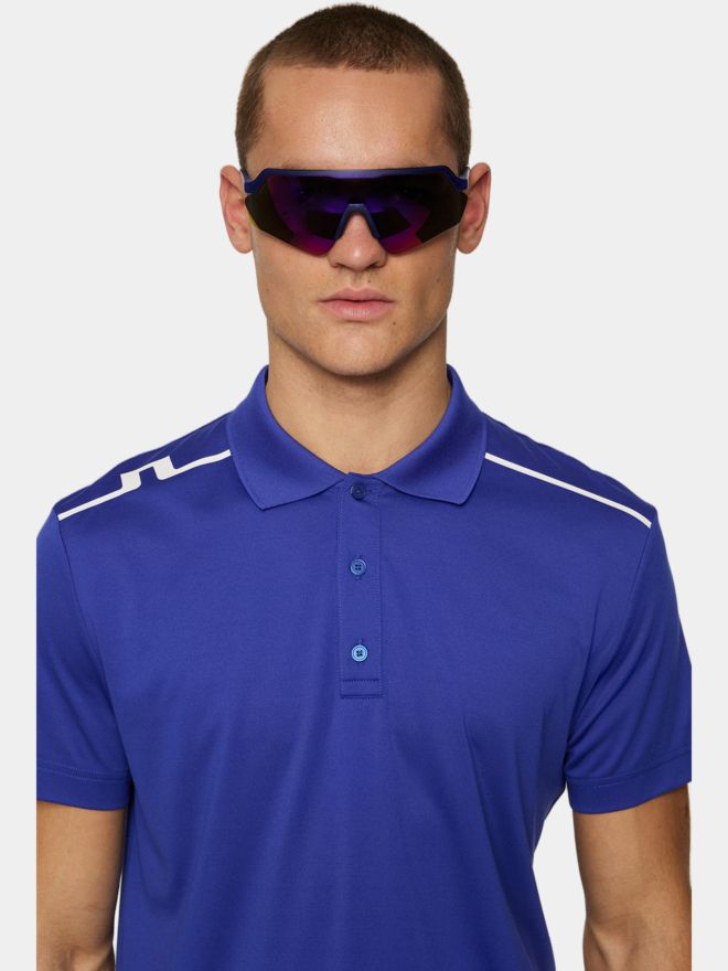 J.Lindeberg Lionel Halbarm Polo royal