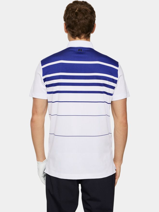 J.Lindeberg Olof Halbarm Polo weiß