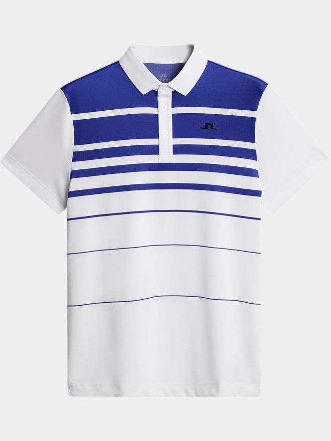 J.Lindeberg Olof Halbarm Polo weiß