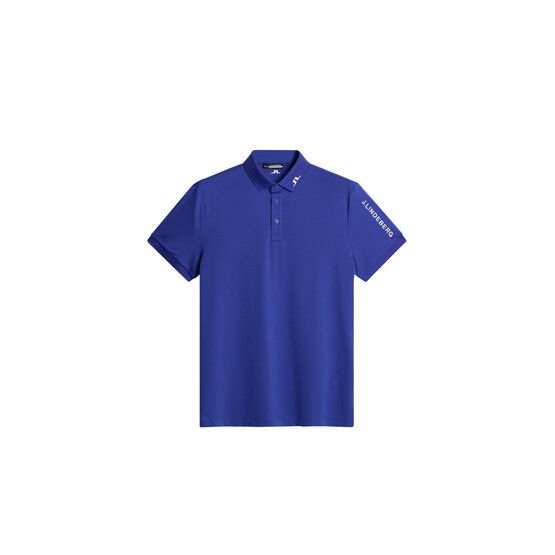 J.Lindeberg Tour Tech Halbarm Polo royal