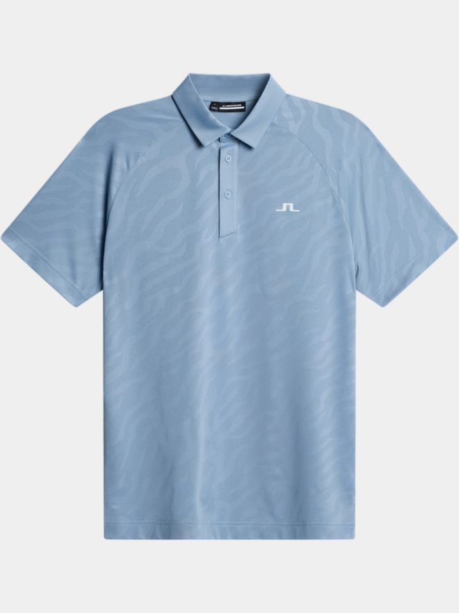 J.Lindeberg Wilhelm Halbarm Polo denim