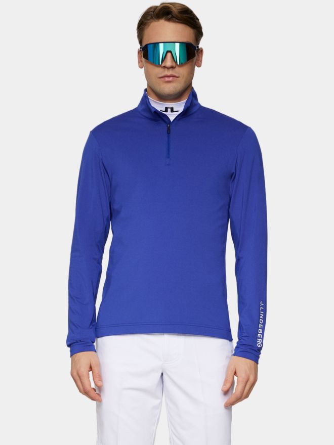 J.Lindeberg Tour Tech Stretch Midlayer royal