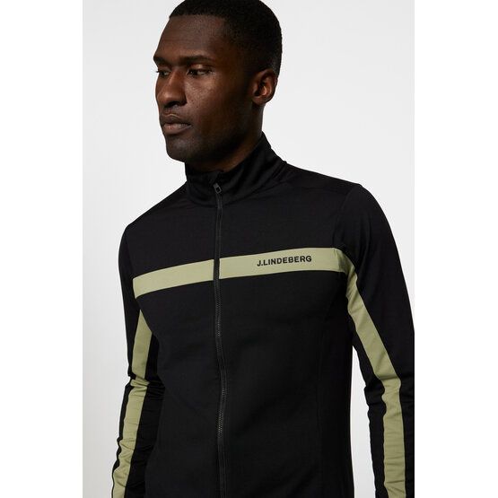 J.Lindeberg  Jarvis Mid Layer GH Stretch Jacket black