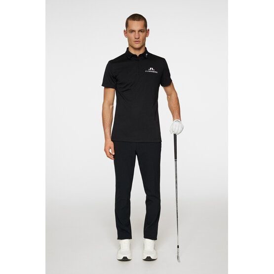 J.Lindeberg  KV Tour Golf Half Sleeve Polo black