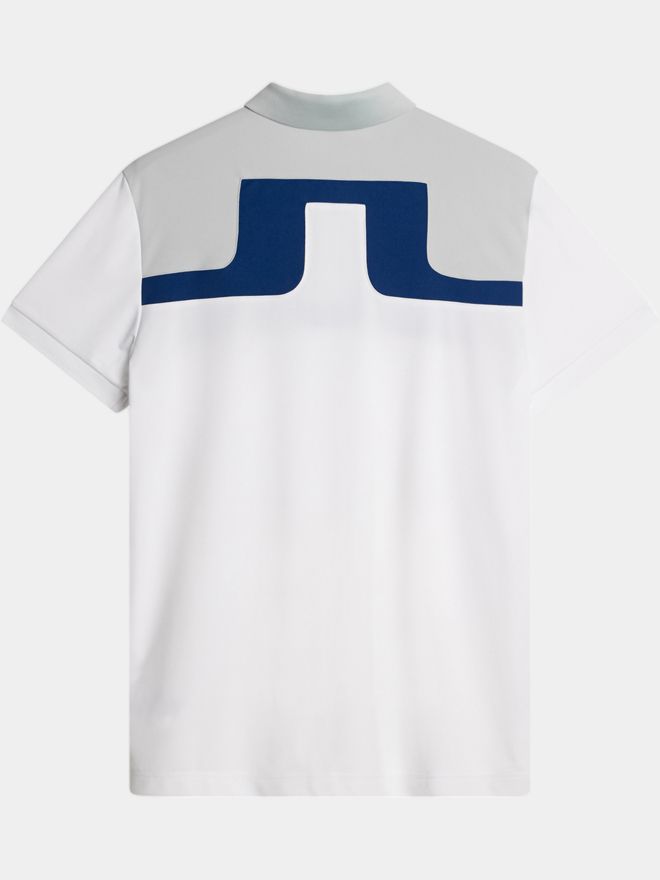 J.Lindeberg Jeff Halbarm Polo grau