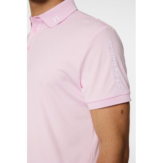 J.Lindeberg  Tour Tech half-sleeve polo pink