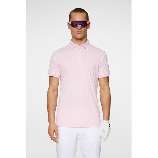 J.Lindeberg  Tour Tech half-sleeve polo pink