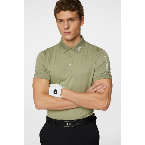 J.Lindeberg  Tour Tech half-sleeve polo olive