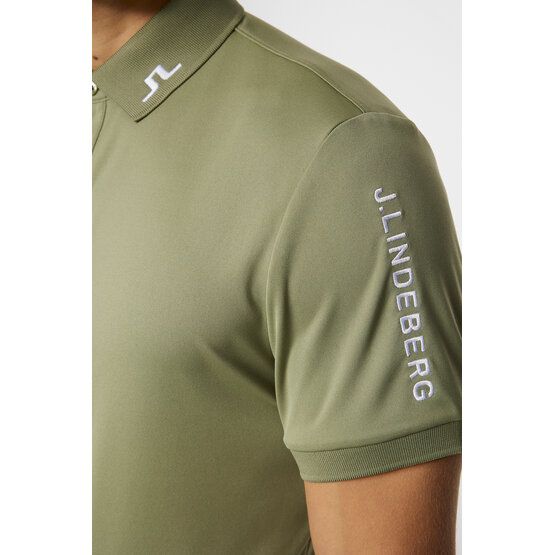 J.Lindeberg  Tour Tech half-sleeve polo olive