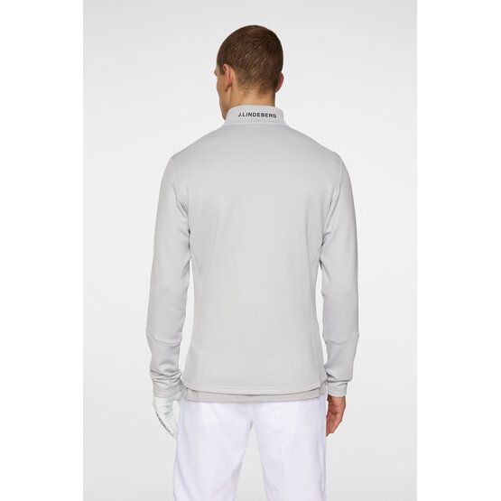 J.Lindeberg  Aerial Quater Zip Stretch Midlayer light gray