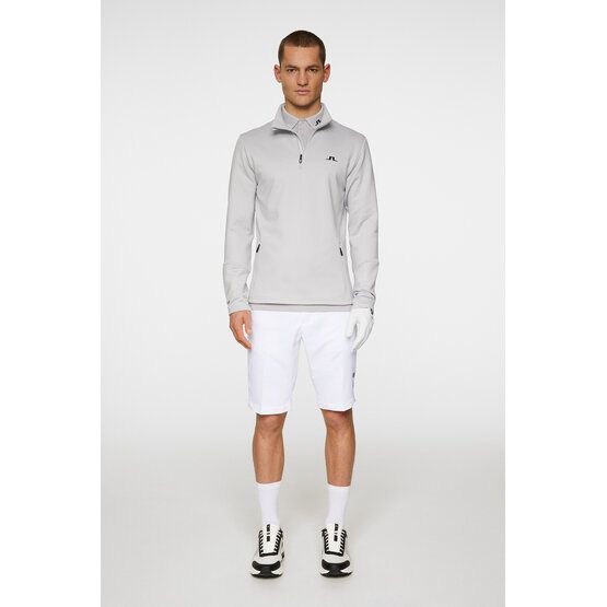 J.Lindeberg  Aerial Quater Zip Stretch Midlayer light gray