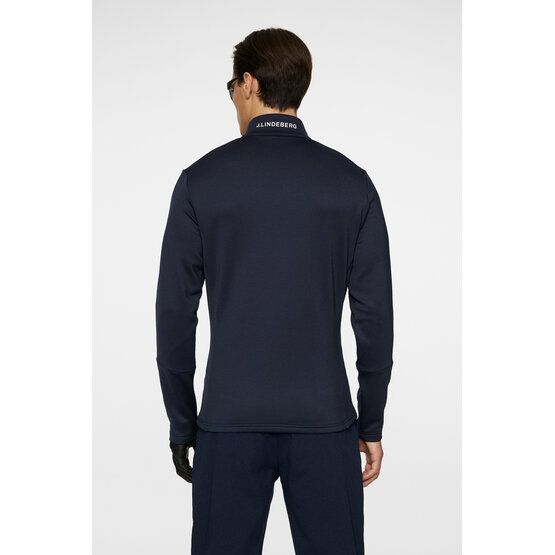 J.Lindeberg  Aerial Quater Zip Stretch Midlayer navy