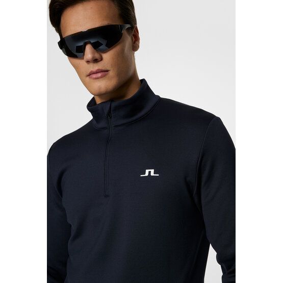 J.Lindeberg  Aerial Quater Zip Stretch Midlayer navy