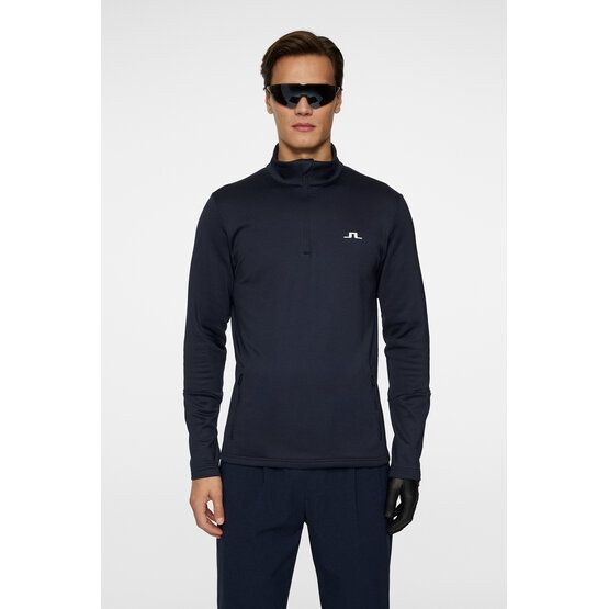 J.Lindeberg  Aerial Quater Zip Stretch Midlayer navy