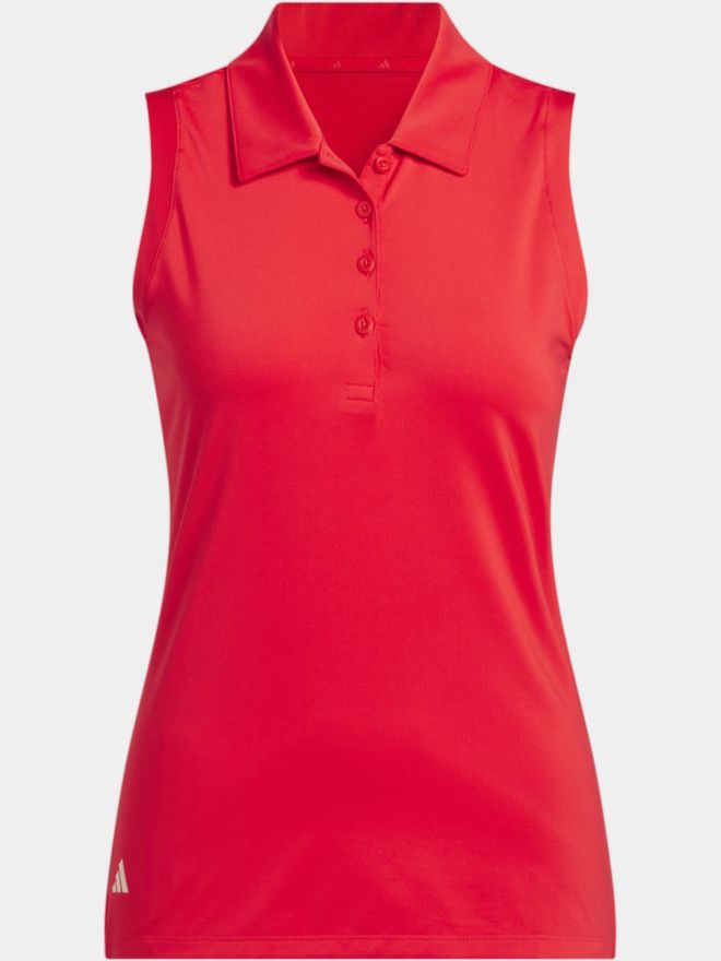 adidas W ULT C SLD ohne Arm Polo rot