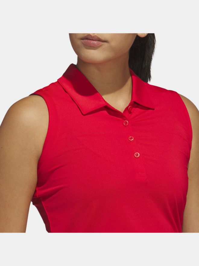 adidas W ULT C SLD ohne Arm Polo rot