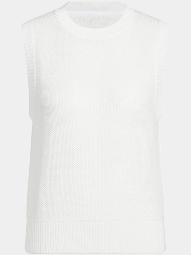 adidas W ULTT KNT VST Pullunder Strick weiß