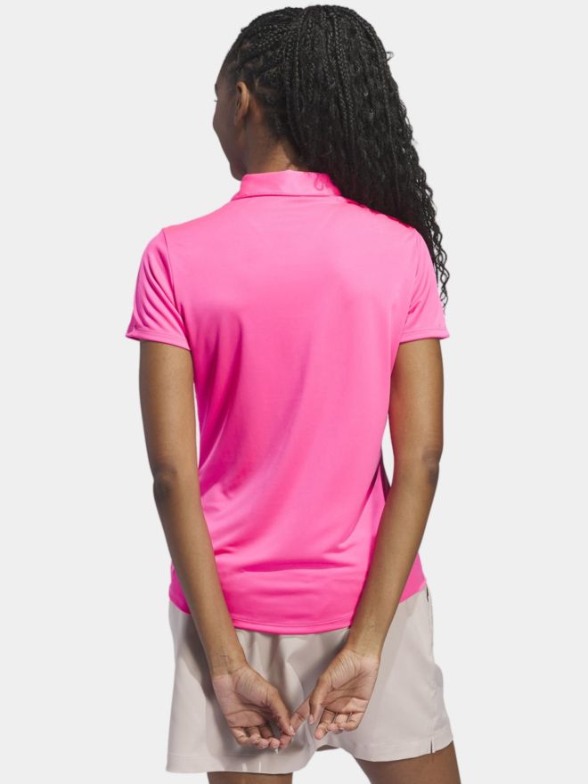 adidas W PERF SLD SSP Halbarm Polo pink