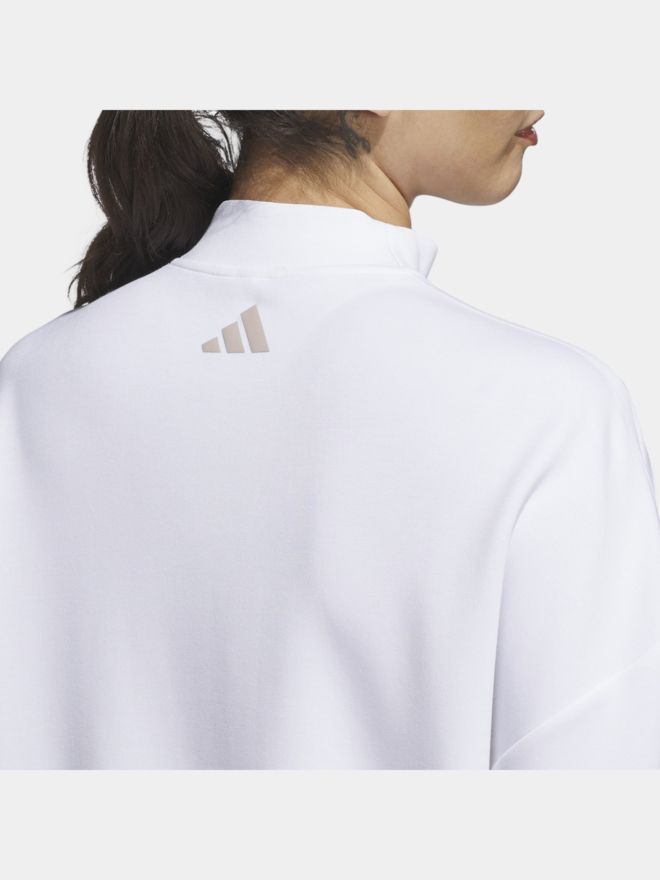 adidas W BTC SPCR LYR Mikina s kapucí bílá