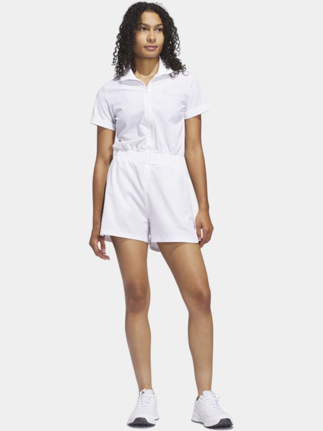 adidas W GO-TO RMPR Halbarm Kleid weiß