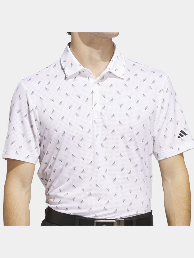 adidas ULT MC TXR Halbarm Polo weiß