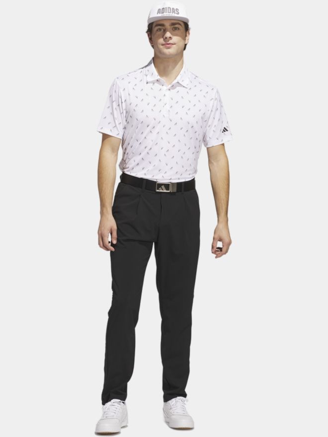 adidas ULT MC TXR Halbarm Polo weiß