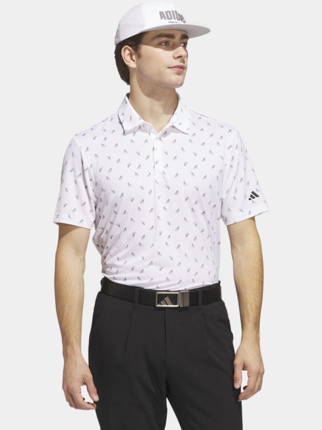 adidas ULT MC TXR Halbarm Polo weiß