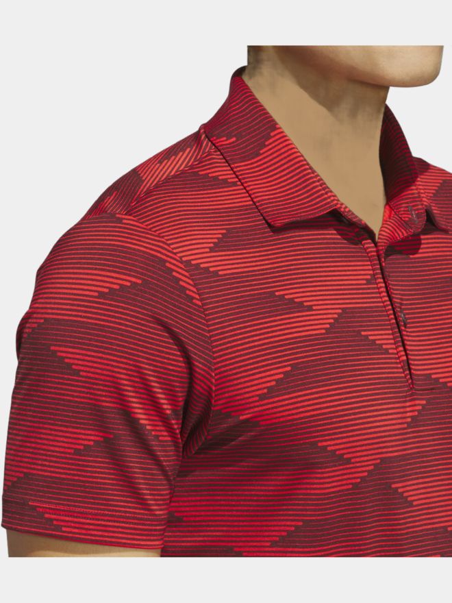 adidas ULT SPD ST Halbarm Polo bordeaux