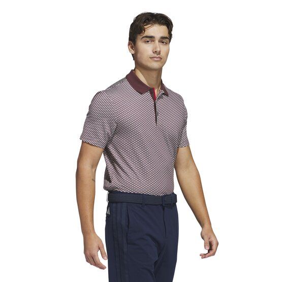 adidas BTC TXR Halbarm Polo bordeaux
