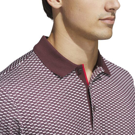 adidas BTC TXR Halbarm Polo bordeaux