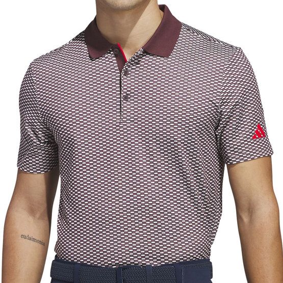 adidas BTC TXR Halbarm Polo bordeaux