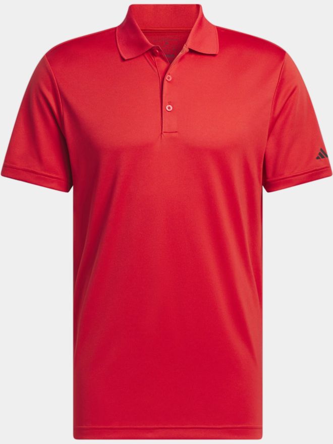 adidas ADI PERF Halbarm Polo rot