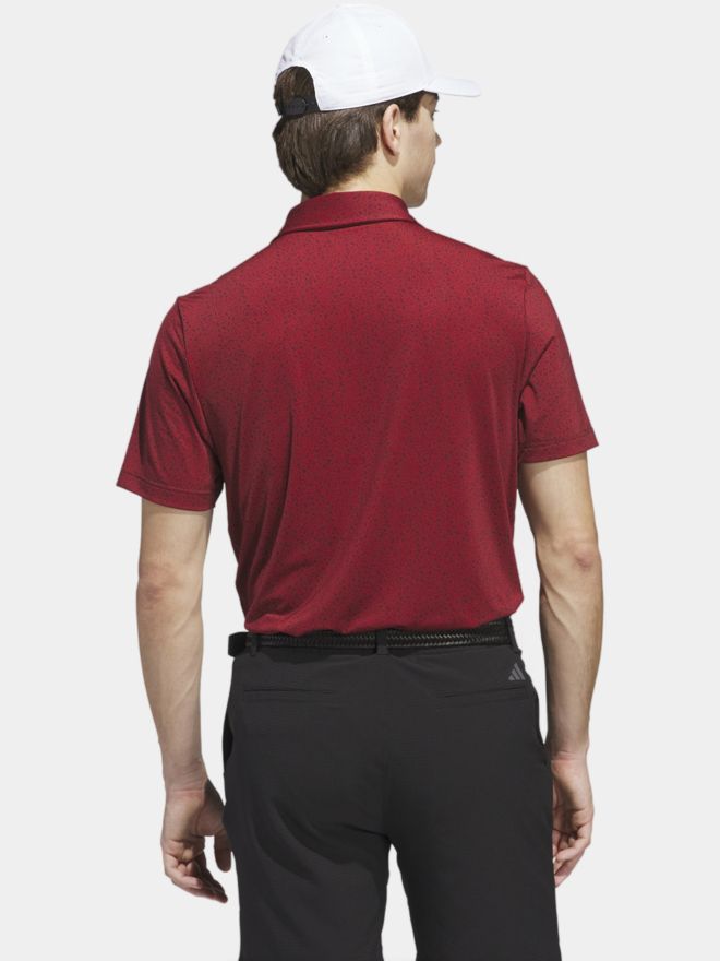 adidas ULT BNKR Halbarm Polo bordeaux