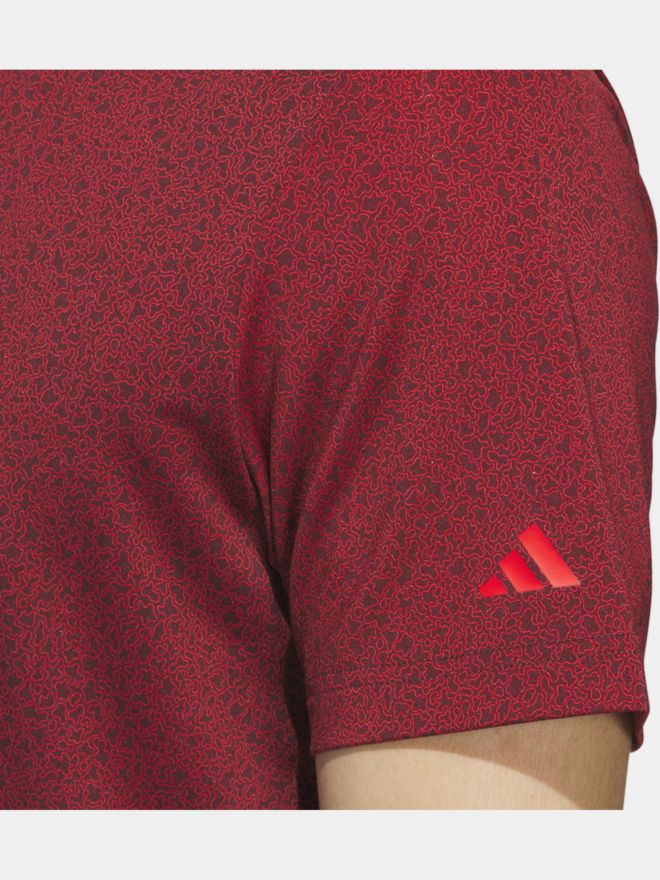 adidas ULT BNKR Halbarm Polo bordeaux