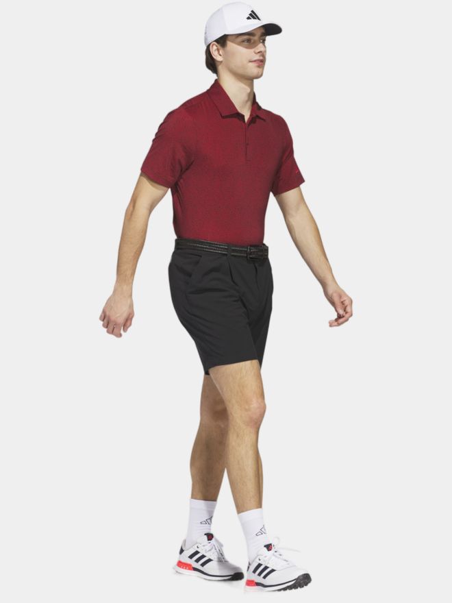 adidas ULT BNKR Halbarm Polo bordeaux