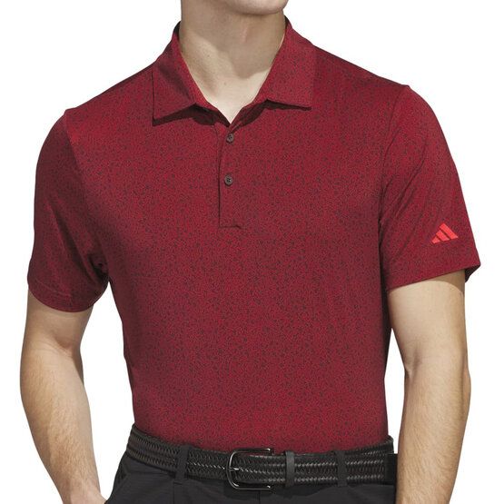 adidas ULT BNKR Halbarm Polo bordeaux